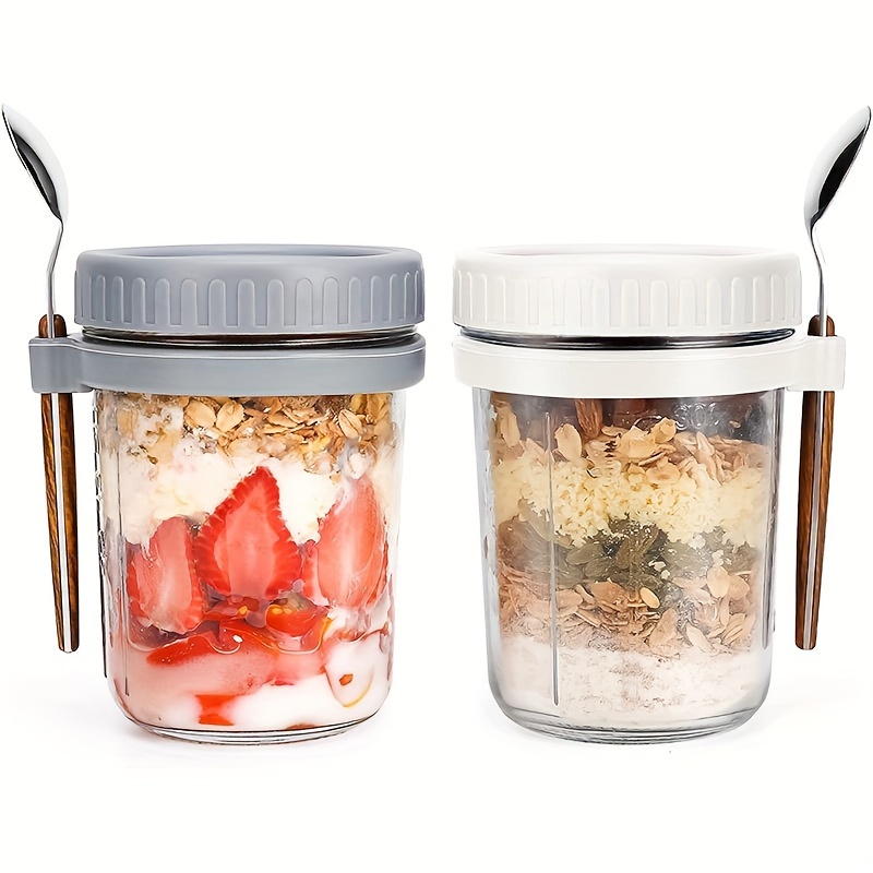 Food Storage Glass - Copo de aveia de vidro de