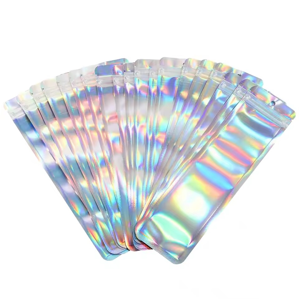 Food Storage Year Supply - Sacos holográficos longos para embalagem, bolsa