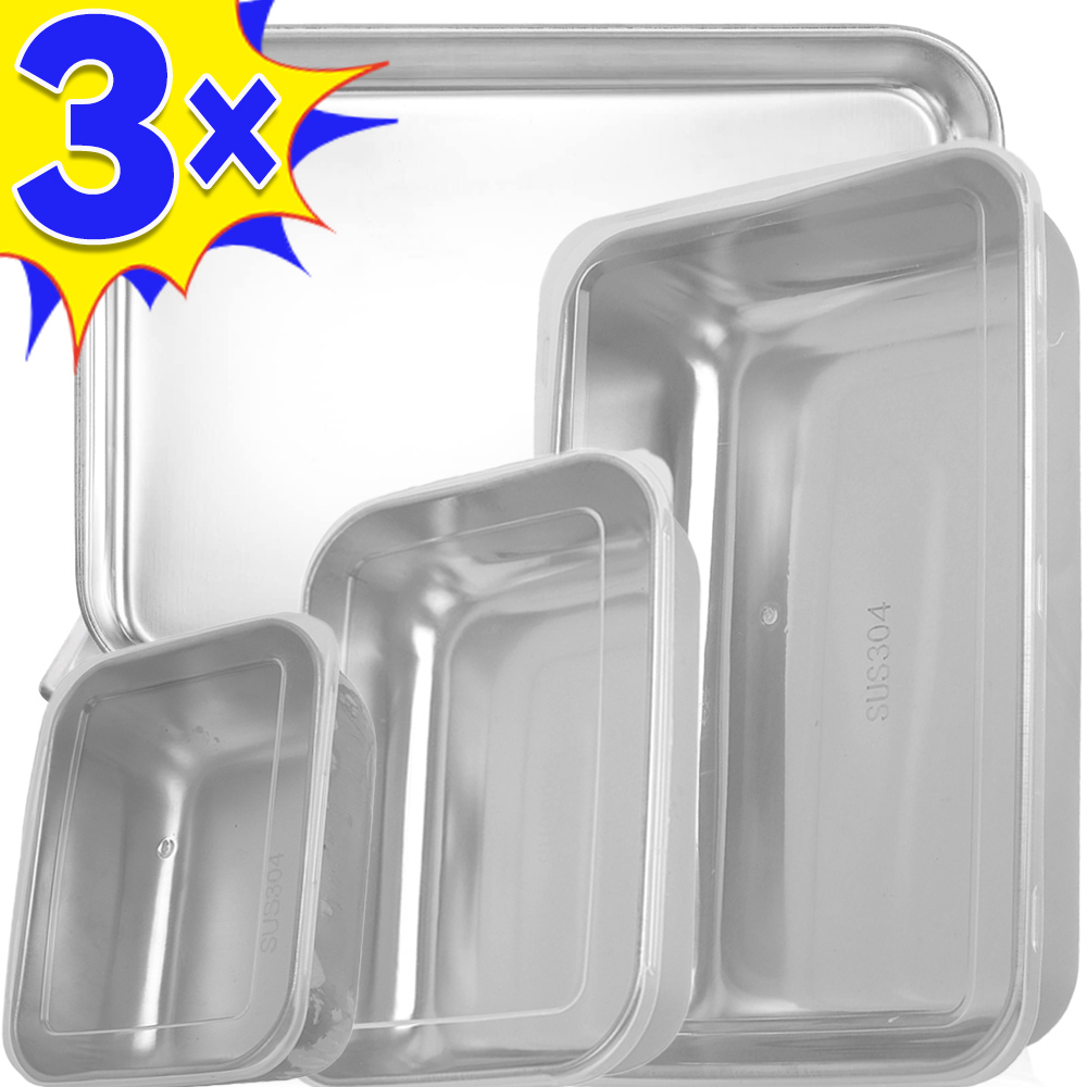 Food Storage Stainless Steel - Caixa de armazenamento de alimentos em
