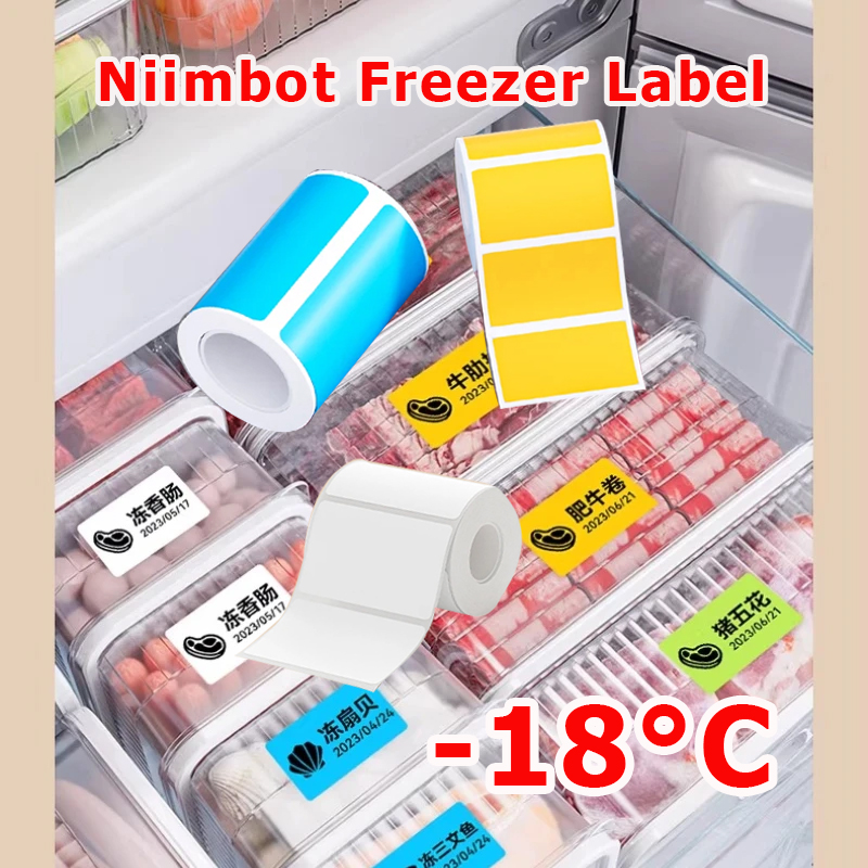 Food Storage And Temperature - Papel para Etiquetas de Freezer NIIMBOT