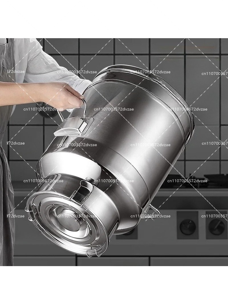 Food Storage Tank - Balde de Leite Selado em Aço