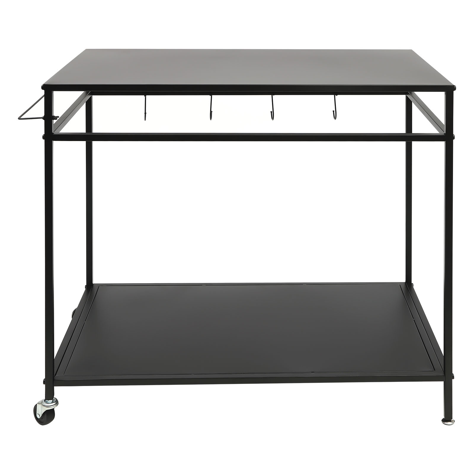 Food Storage Shelving - Carrinho de Cozinha Duplo com Prateleiras