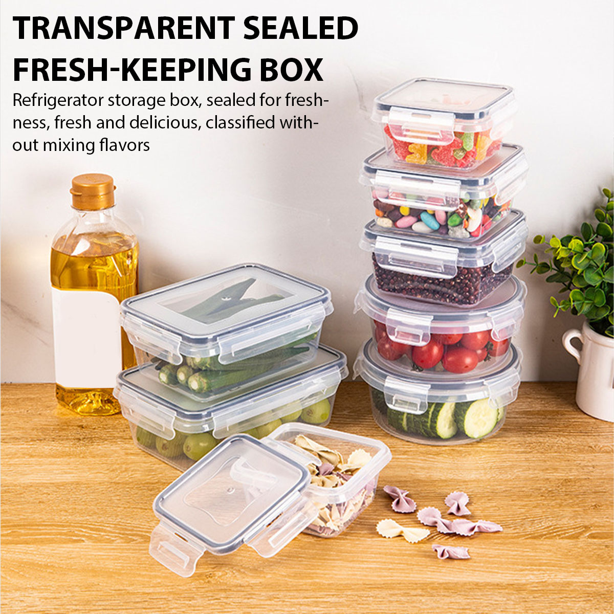 Food Storage Bowls - 24 pçs/set caixa de armazenamento de