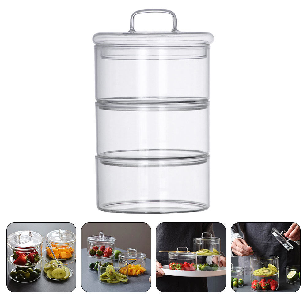 Food Storage Glass - Conjunto de 1 Tigela de Vidro