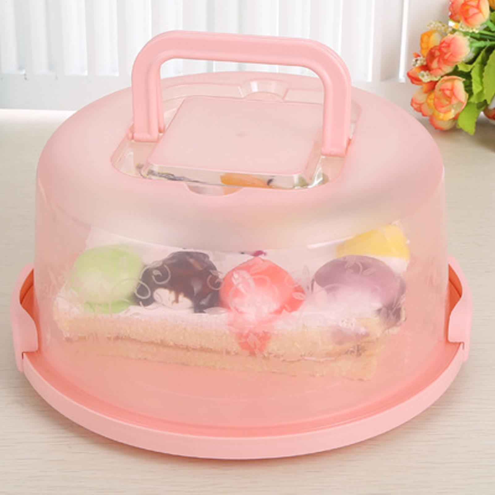 Food Storage Box - Caixa de transporte de bolos portátil,