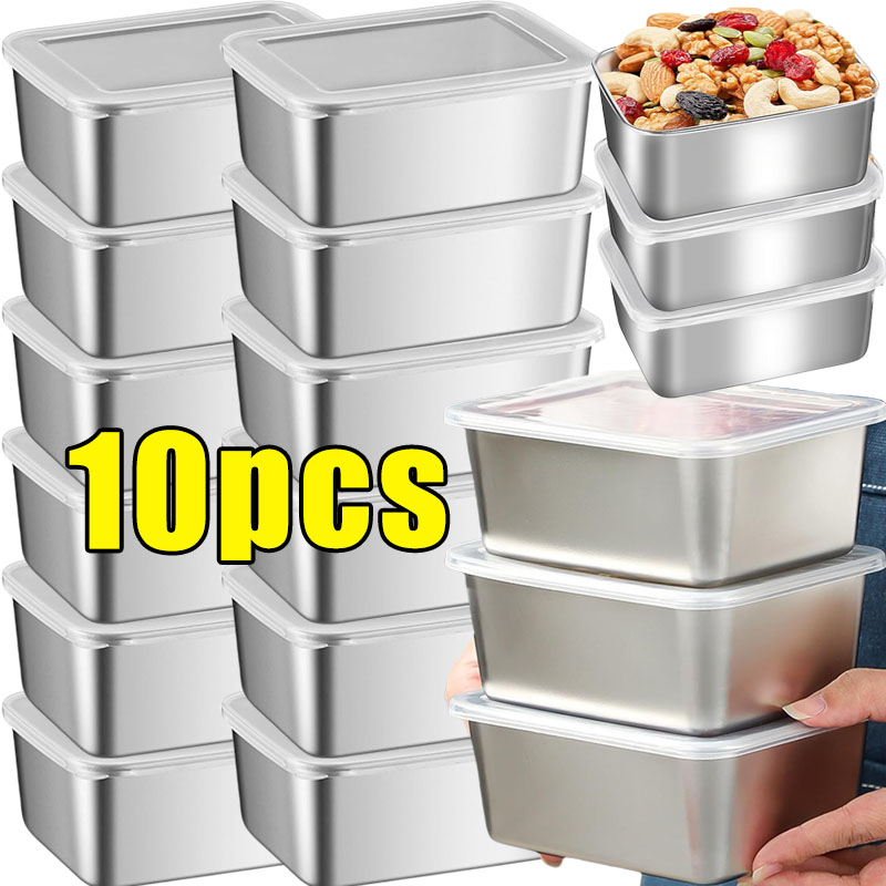 Food Storage Stainless Steel - Recipientes de armazenamento de alimentos em