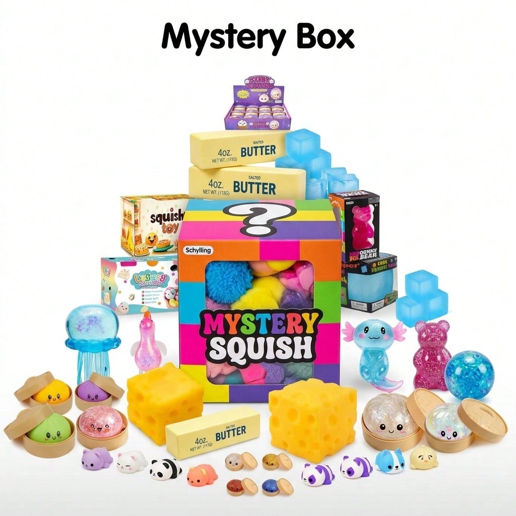 Food Storage For - Caixa Surpresa - Brinquedos Squishy de