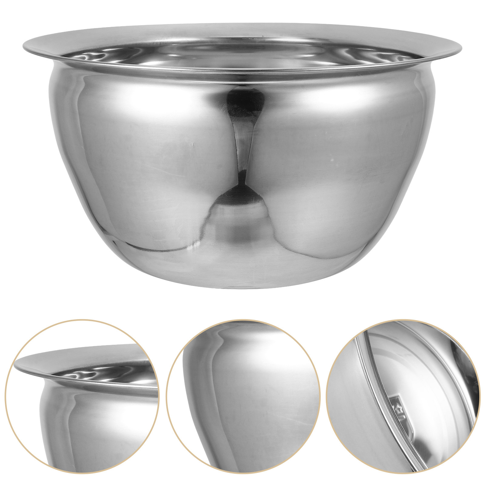 Food Storage Stainless Steel - Tigela de Aço Inoxidável 7L Espessa
