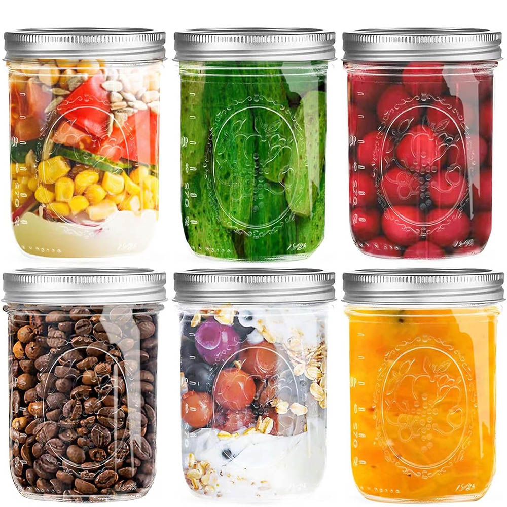 Food Storage Lid - Potes Mason de Boca Larga de