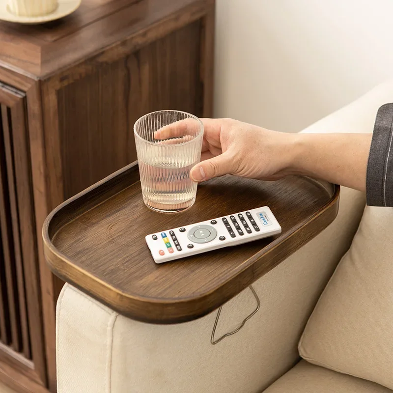Food Storage Table - Mesa Lateral de Sofá com Clip,