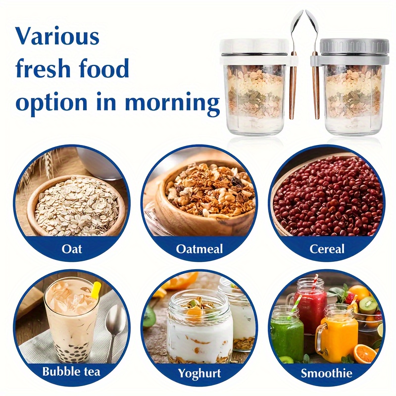 Copo de aveia de vidro de 1 un - Food Storage Glass avaliação e preço