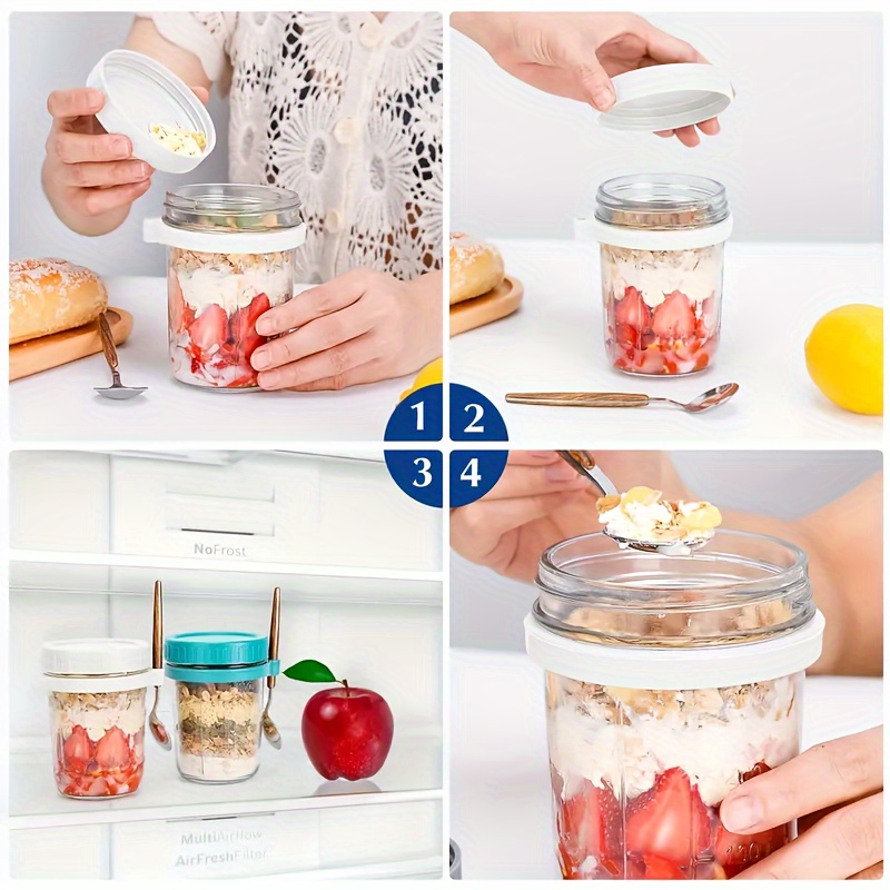 Copo de aveia de vidro de 1 un - Food Storage Glass avaliação e preço