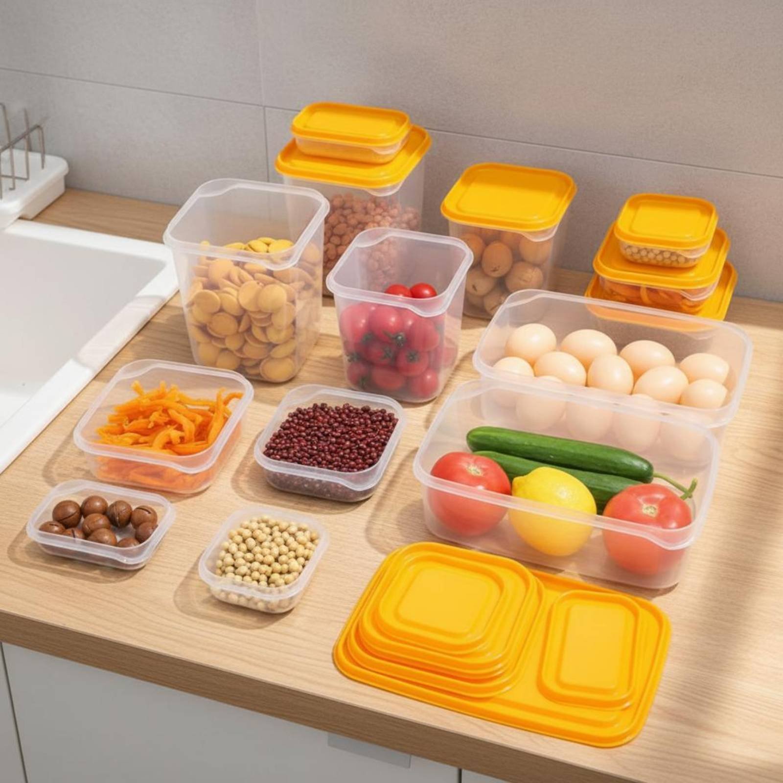 Conjunto de 17 Caixas de Armaz - Food Storage Box avaliação e preço