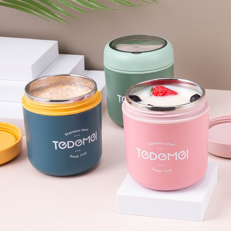 Aço inoxidável copo de vácuo s - Food Storage Thermos avaliação e preço