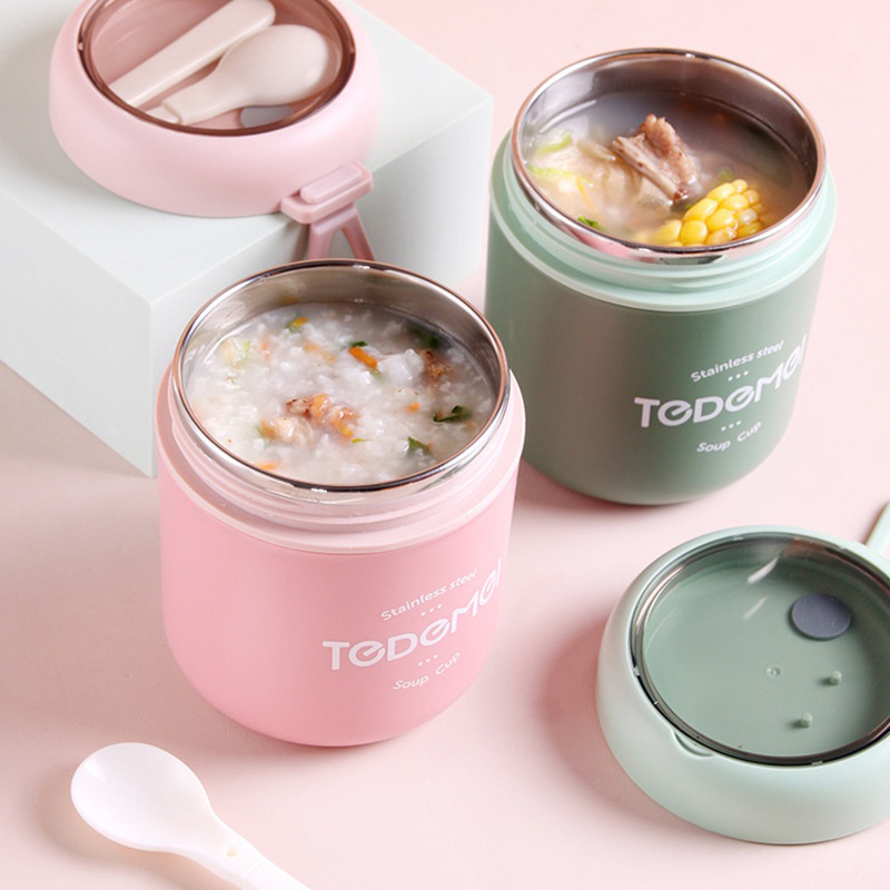 Aço inoxidável copo de vácuo s - Food Storage Thermos avaliação e preço