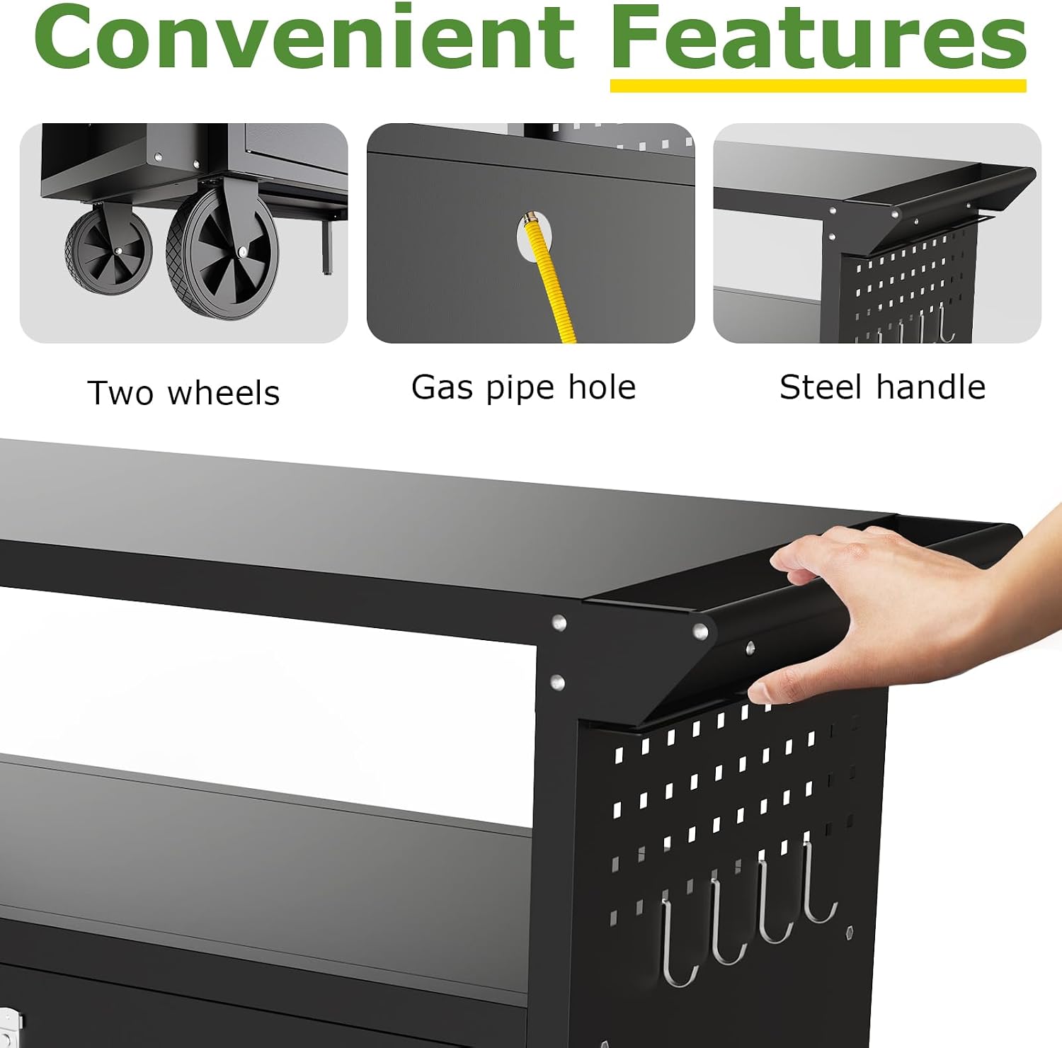Carrinho de Churrasco para Ext - Food Storage Table avaliação e preço