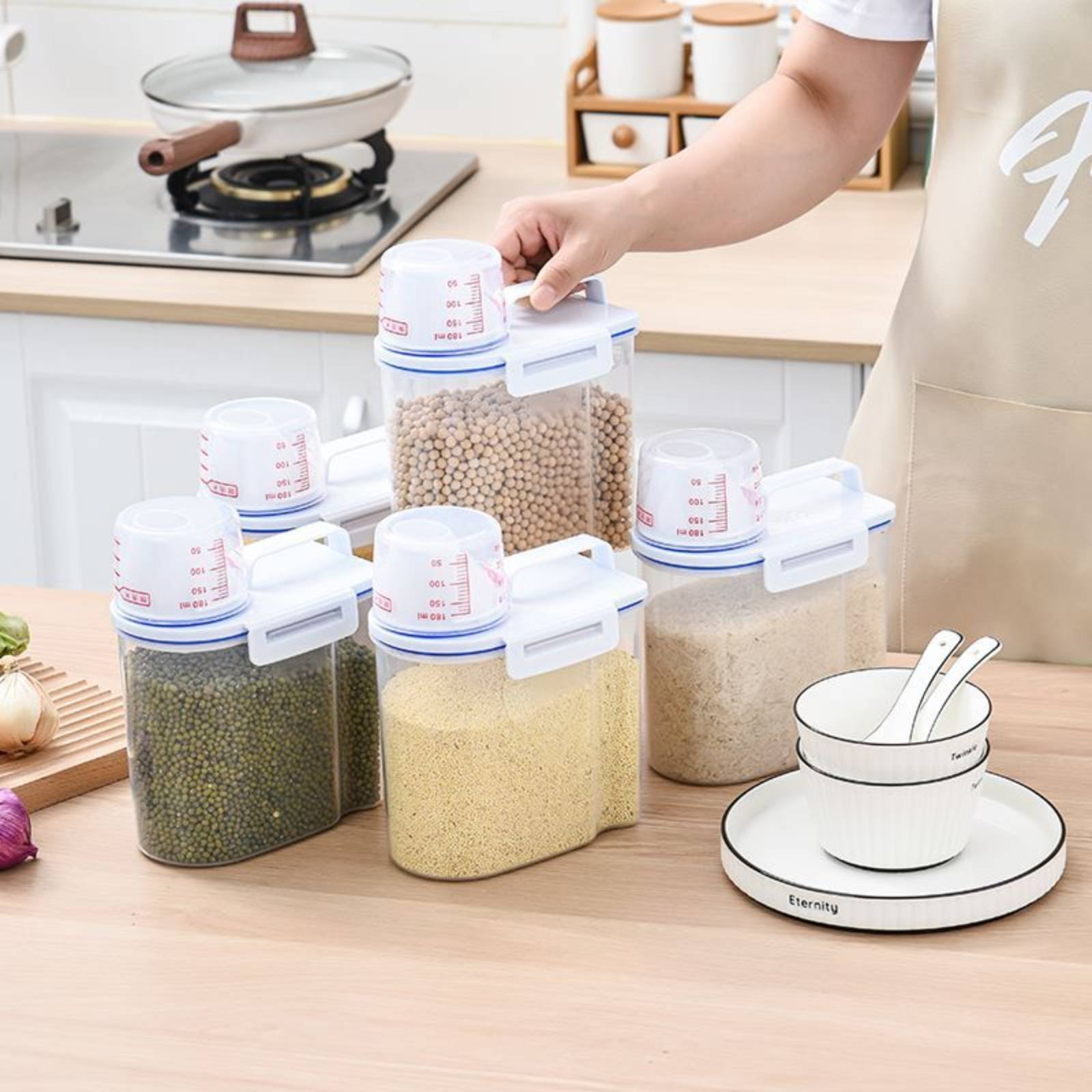 Dispensador de Arroz Seguro co - Food Storage In Pantry avaliação e preço