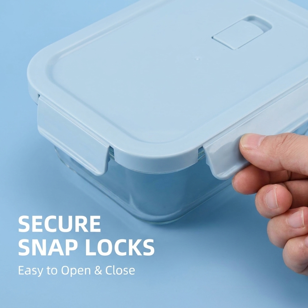Conjunto de 2 Recipientes de V - Food Storage Glass avaliação e preço