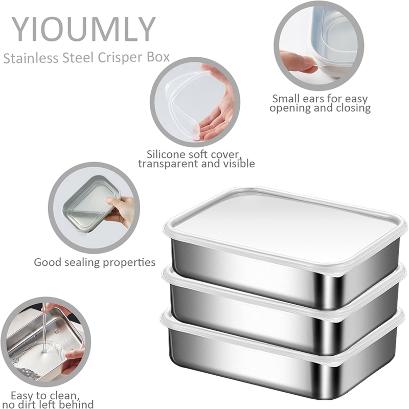 Recipientes de Aço Inoxidável  - Food Storage For avaliação e preço