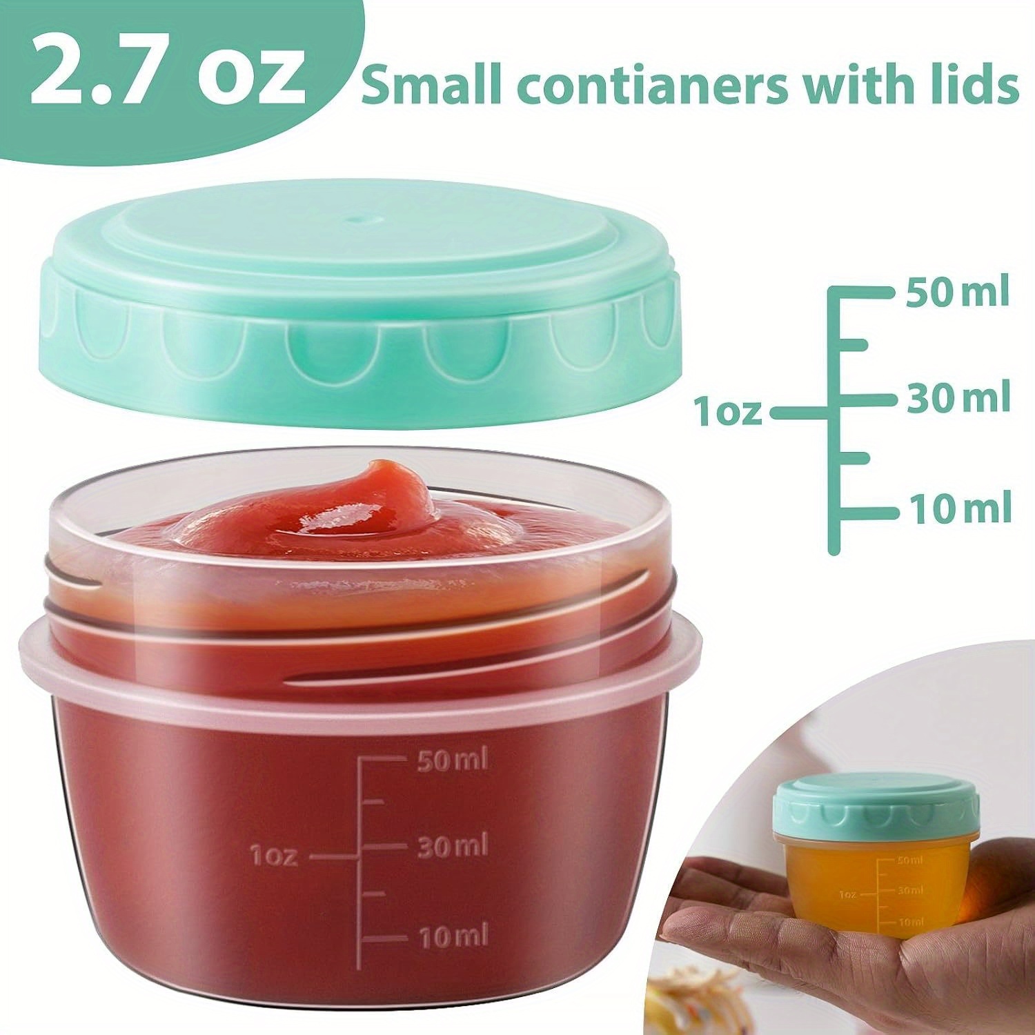 Recipiente de molho para salad - Food Storage Bowls avaliação e preço