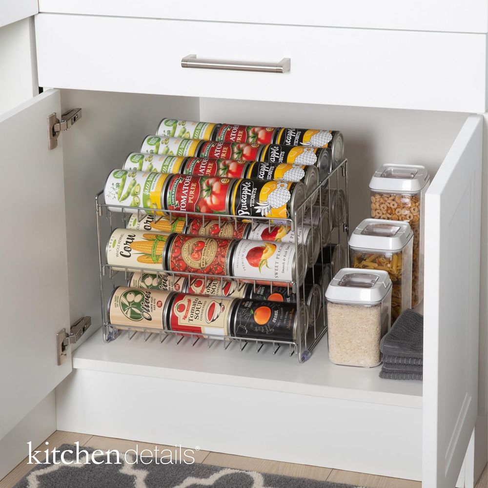 Organizador de Latas de 3 Cama - Food Storage In Pantry avaliação e preço