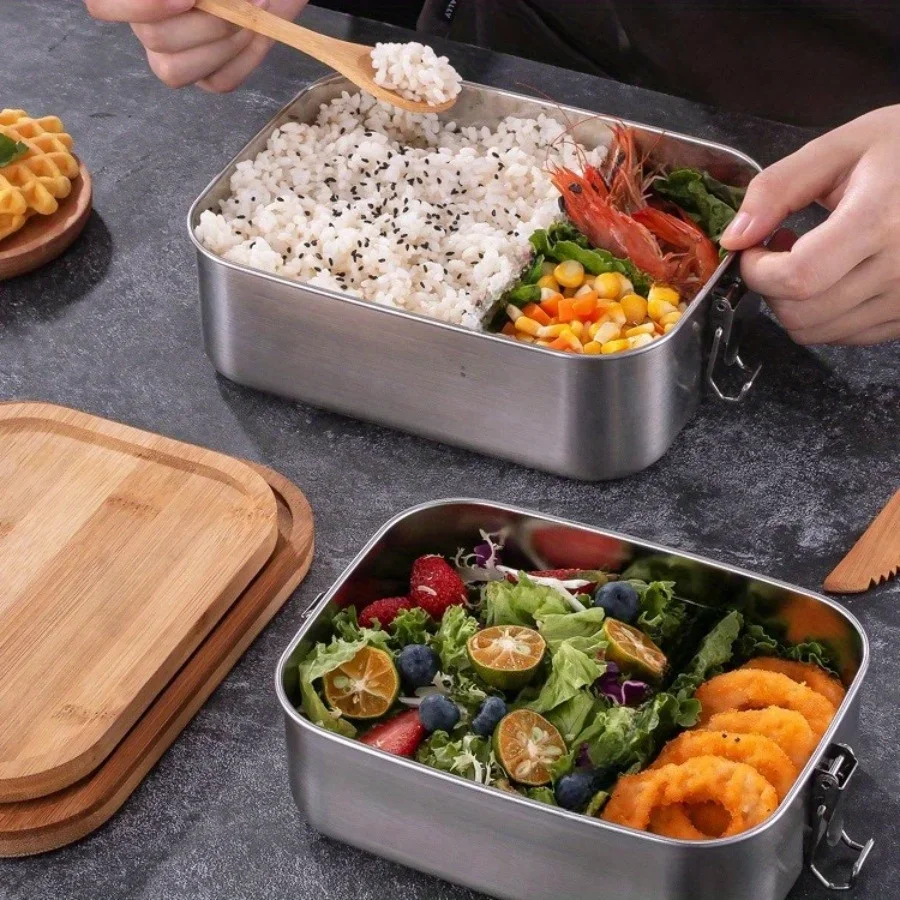 Nova lancheira com tampa de ba - Food Storage Stainless Steel avaliação e preço