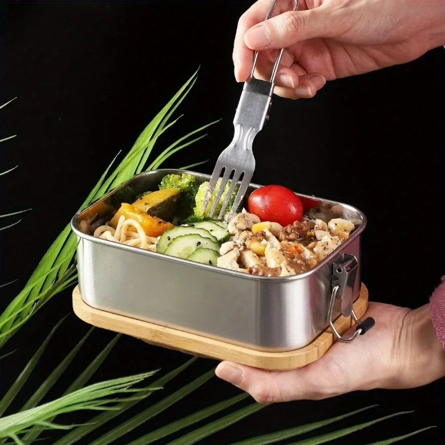 Nova lancheira com tampa de ba - Food Storage Stainless Steel avaliação e preço