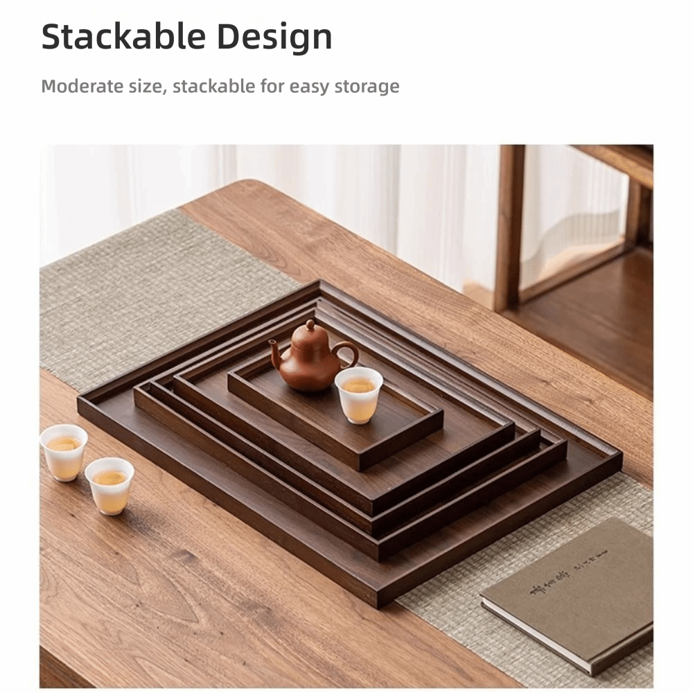 Bandeja Decorativa de Bambu Na - Food Storage Table avaliação e preço