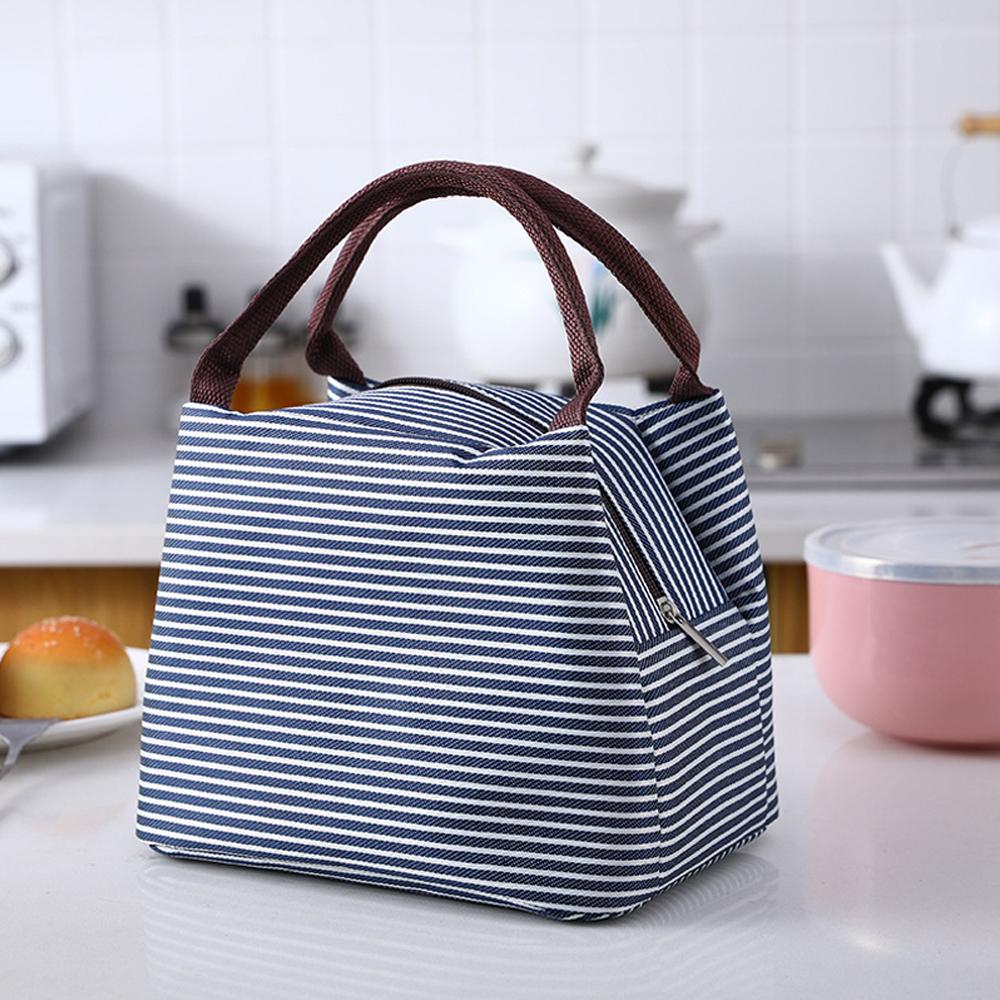Bolsa térmica com listras para - Food Storage Thermos avaliação e preço