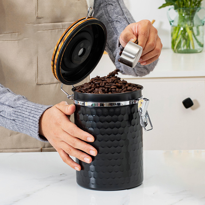 Recipientes de café de aço ino - Food Storage Stainless Steel avaliação e preço