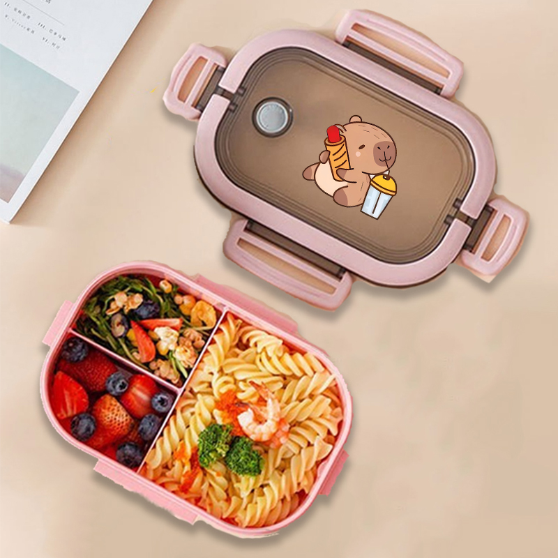 Capivara bento lancheira anime - Food Storage For avaliação e preço