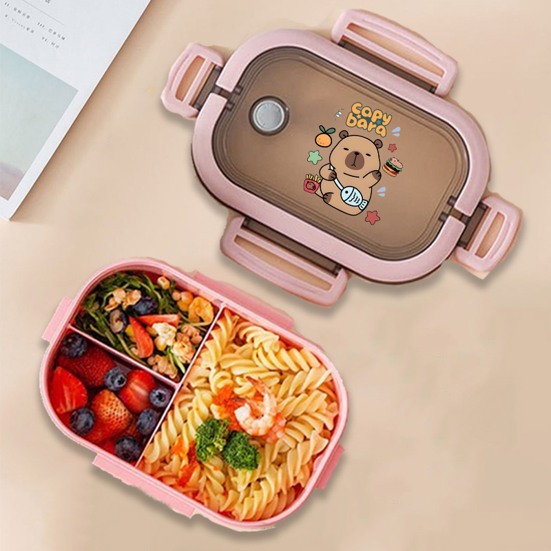 Capivara bento lancheira anime - Food Storage For avaliação e preço
