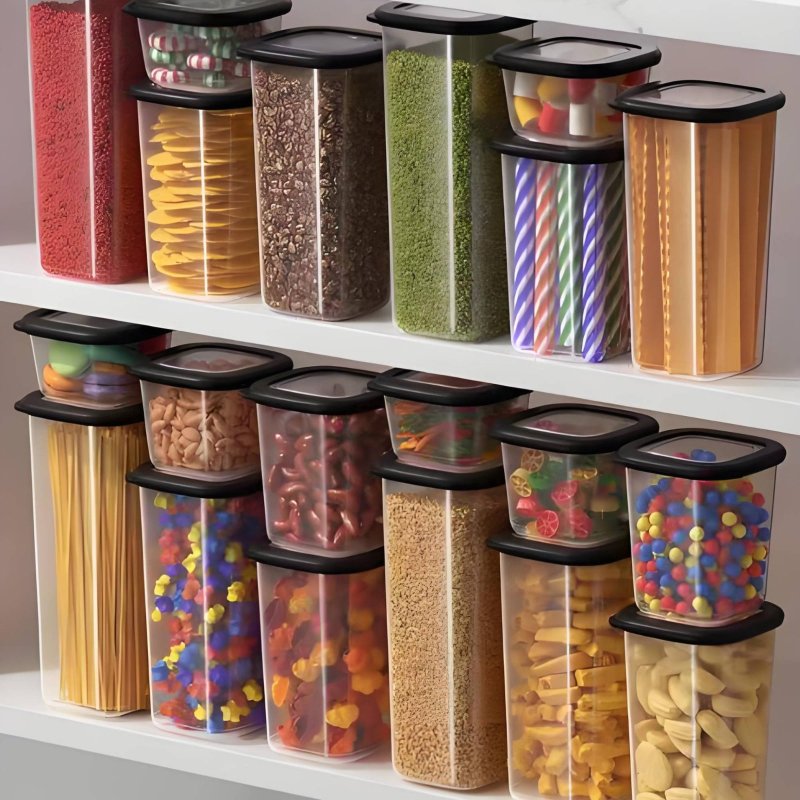 Conjunto de 6 Recipientes Herm - Food Storage In Pantry avaliação e preço