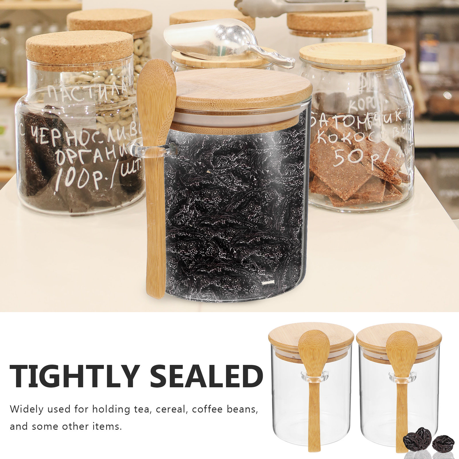 Conjunto de 2 Potes de Vidro T - Food Storage Glass avaliação e preço