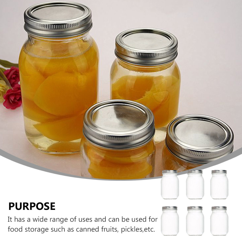 Conjunto de 6 Frascos de Vidro - Food Storage Glass avaliação e preço