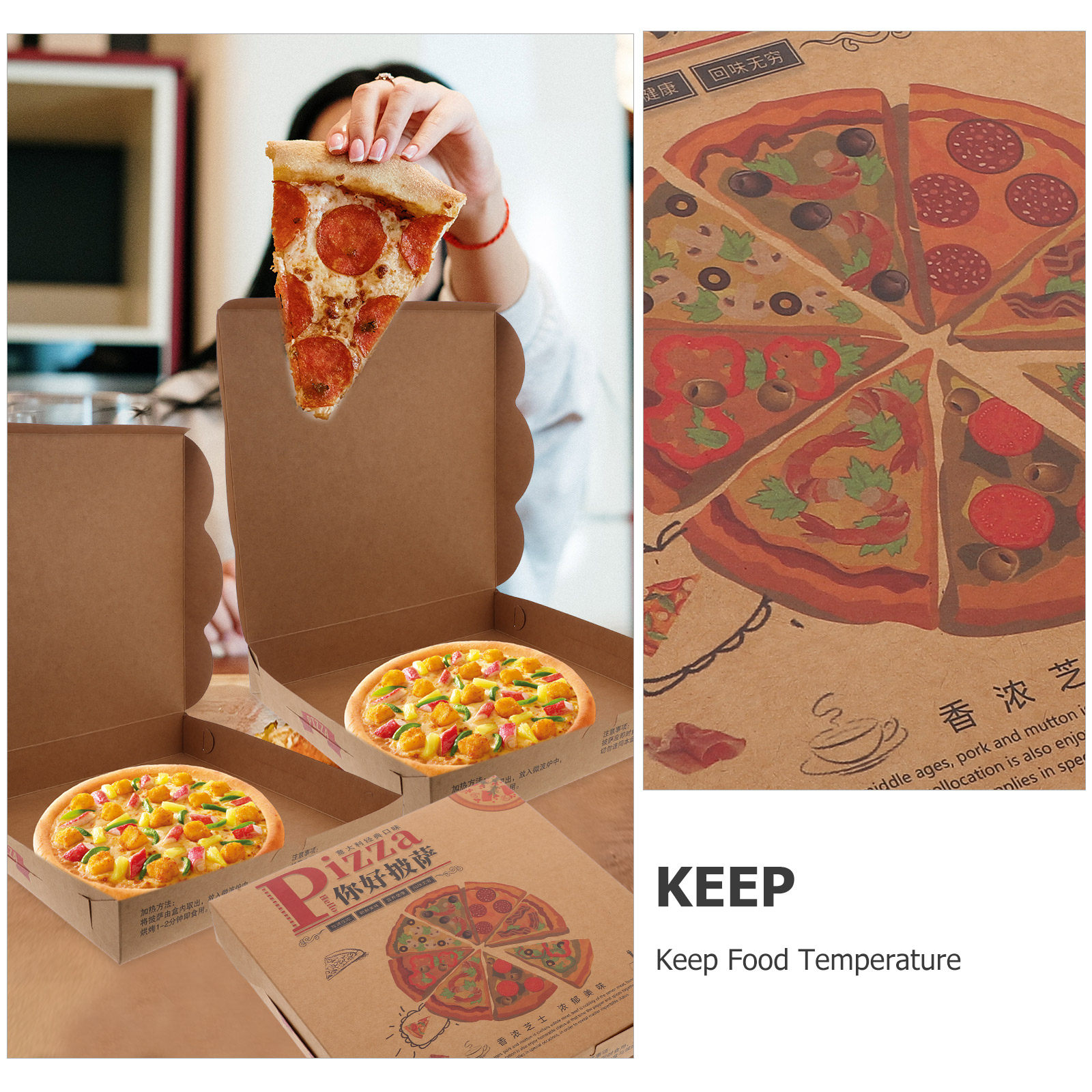 20 Caixas de Pizza de Papelão  - Food Storage Box avaliação e preço