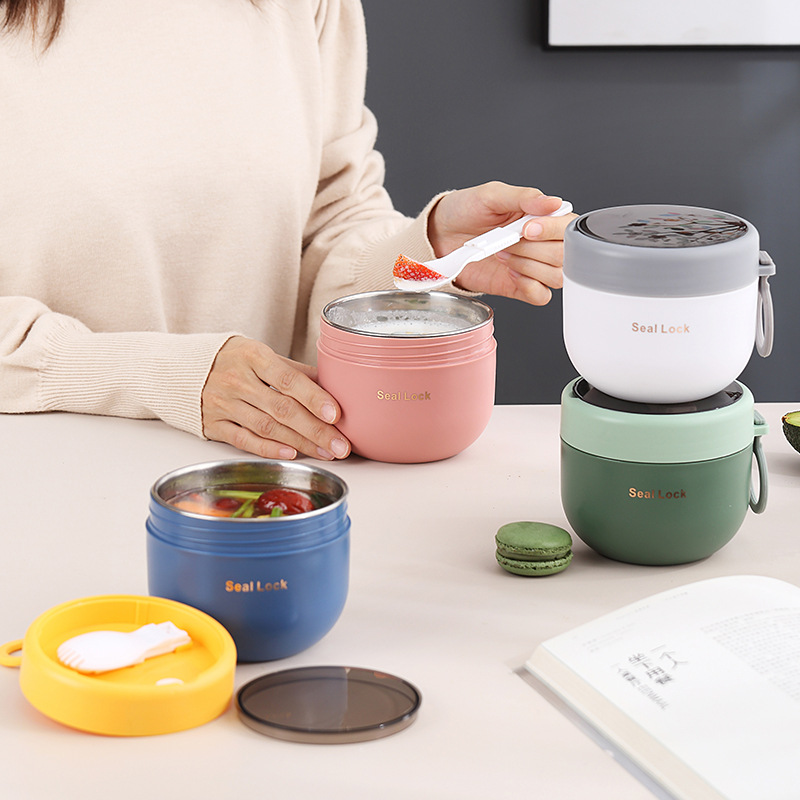 Copos de sopa de aço inoxidáve - Food Storage Thermos avaliação e preço