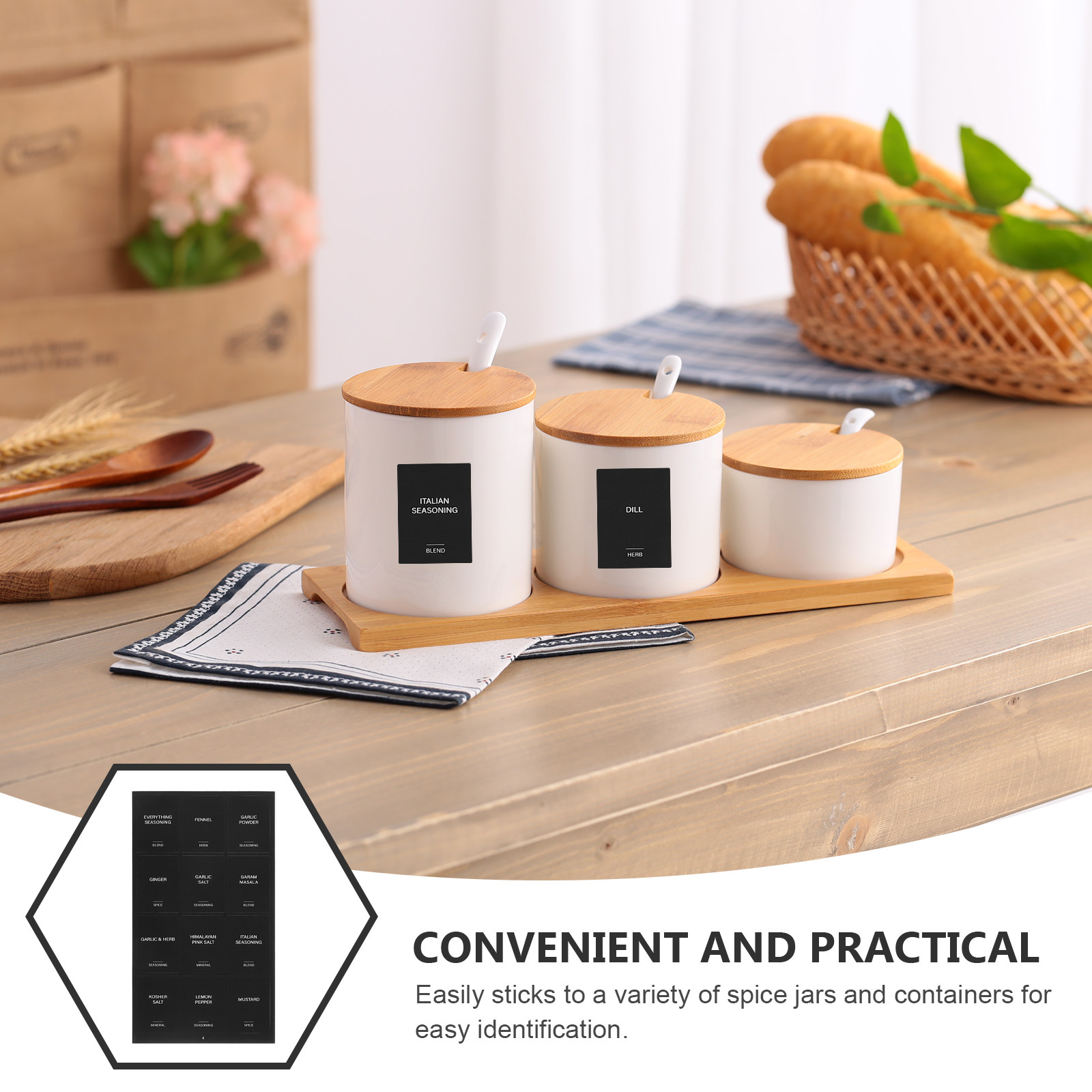 32 Adesivos para Especiarias,  - Food Storage In Pantry avaliação e preço
