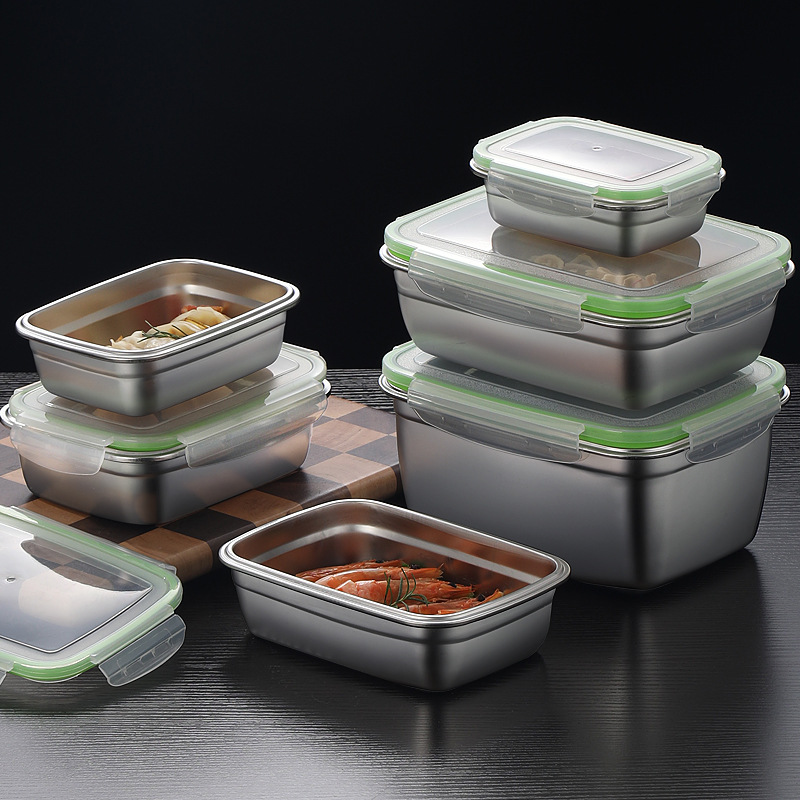 Conjunto de lancheira de aço i - Food Storage Stainless Steel avaliação e preço