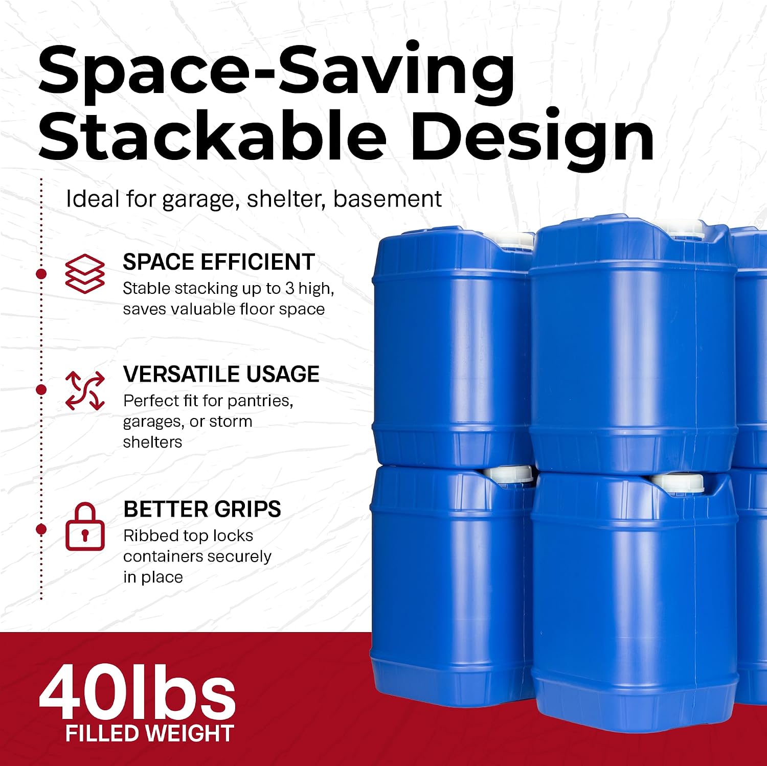 Recipientes empilháveis para a - Food Storage Tank avaliação e preço