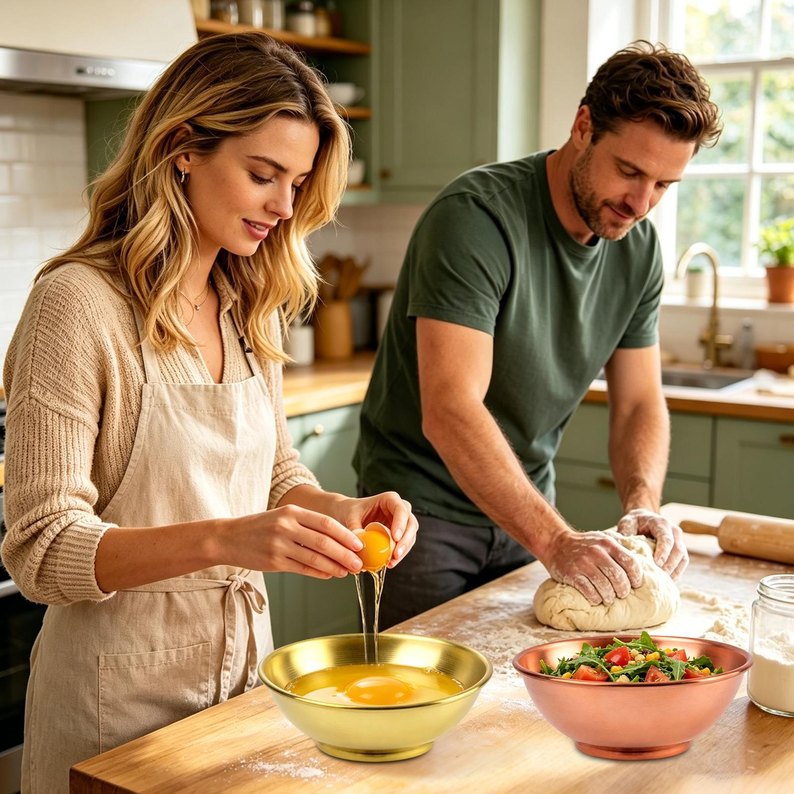 Tigela de Cobre Grande para Ar - Food Storage Bowls avaliação e preço