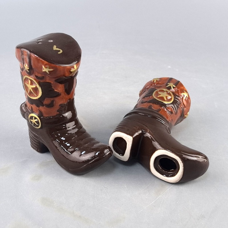 Botas vintage cerâmica tempero - Food Storage Box avaliação e preço