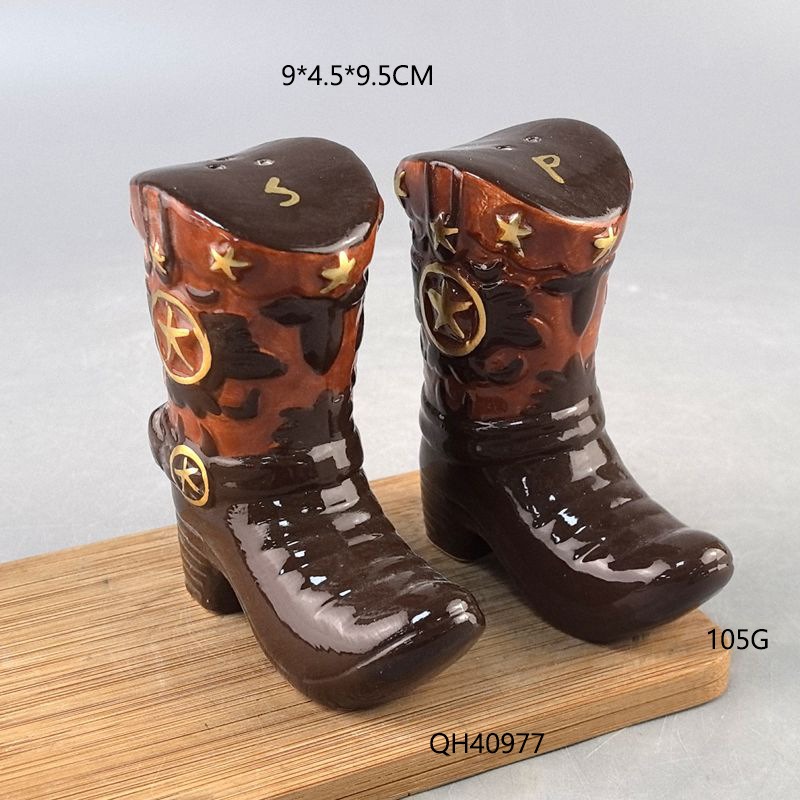 Botas vintage cerâmica tempero - Food Storage Box avaliação e preço