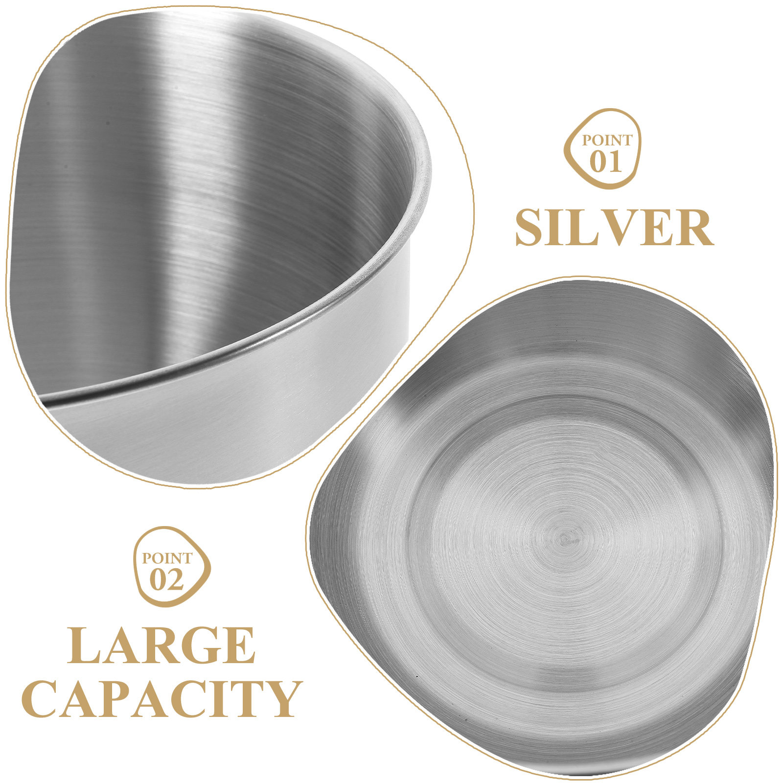 Tigela de Mistura Profunda em  - Food Storage Stainless Steel avaliação e preço