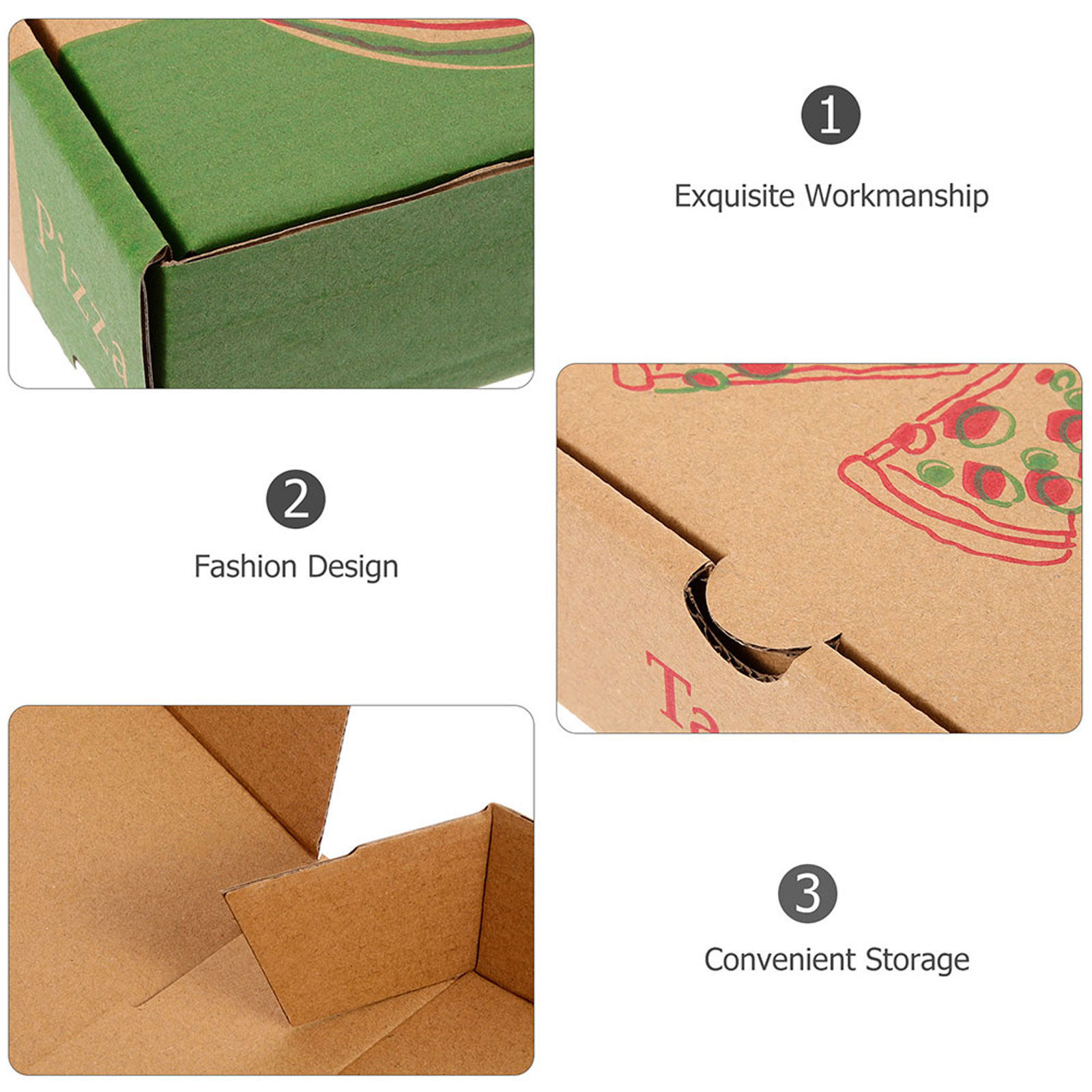 10 Unidades de Caixa de Papel  - Food Storage Box avaliação e preço
