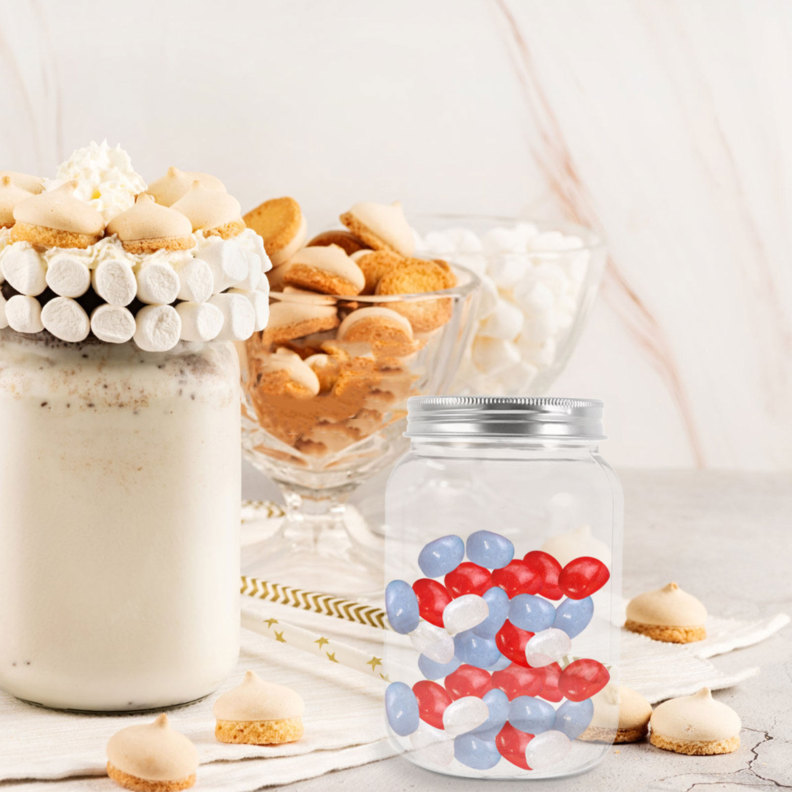 Conjunto de 4 Potes de Plástic - Food Storage Lid avaliação e preço