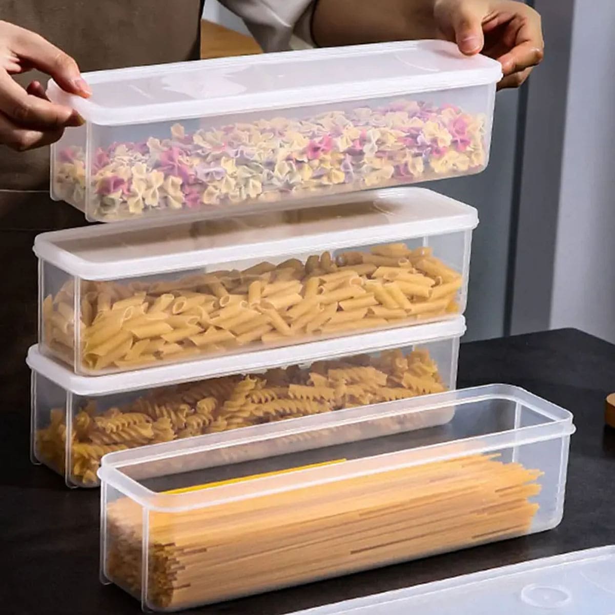 1 Caixa de Armazenamento Plást - Food Storage Order avaliação e preço